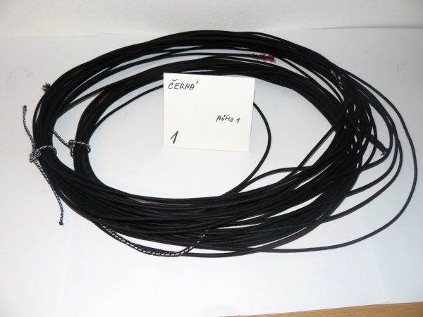 Průřez 1,0 mm - černý/H